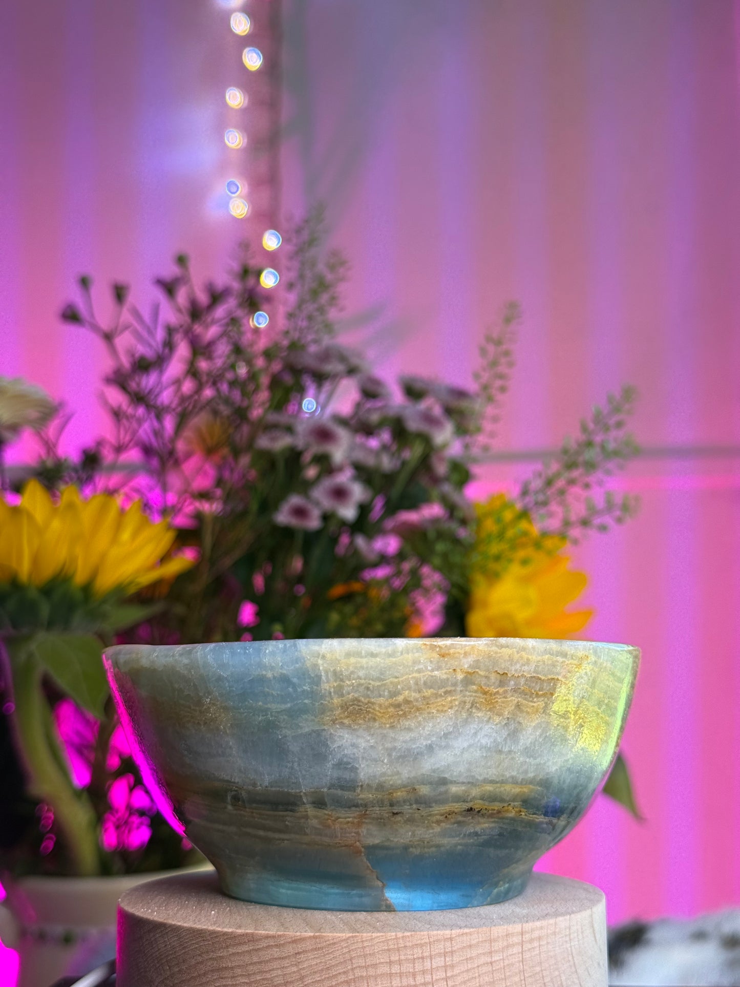 Aquatine Lemurian Calcite Bowls: Purification & High Vibe