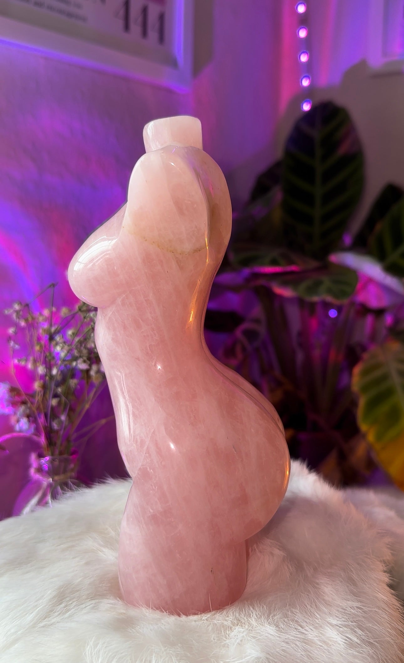 Large Rose quartz body