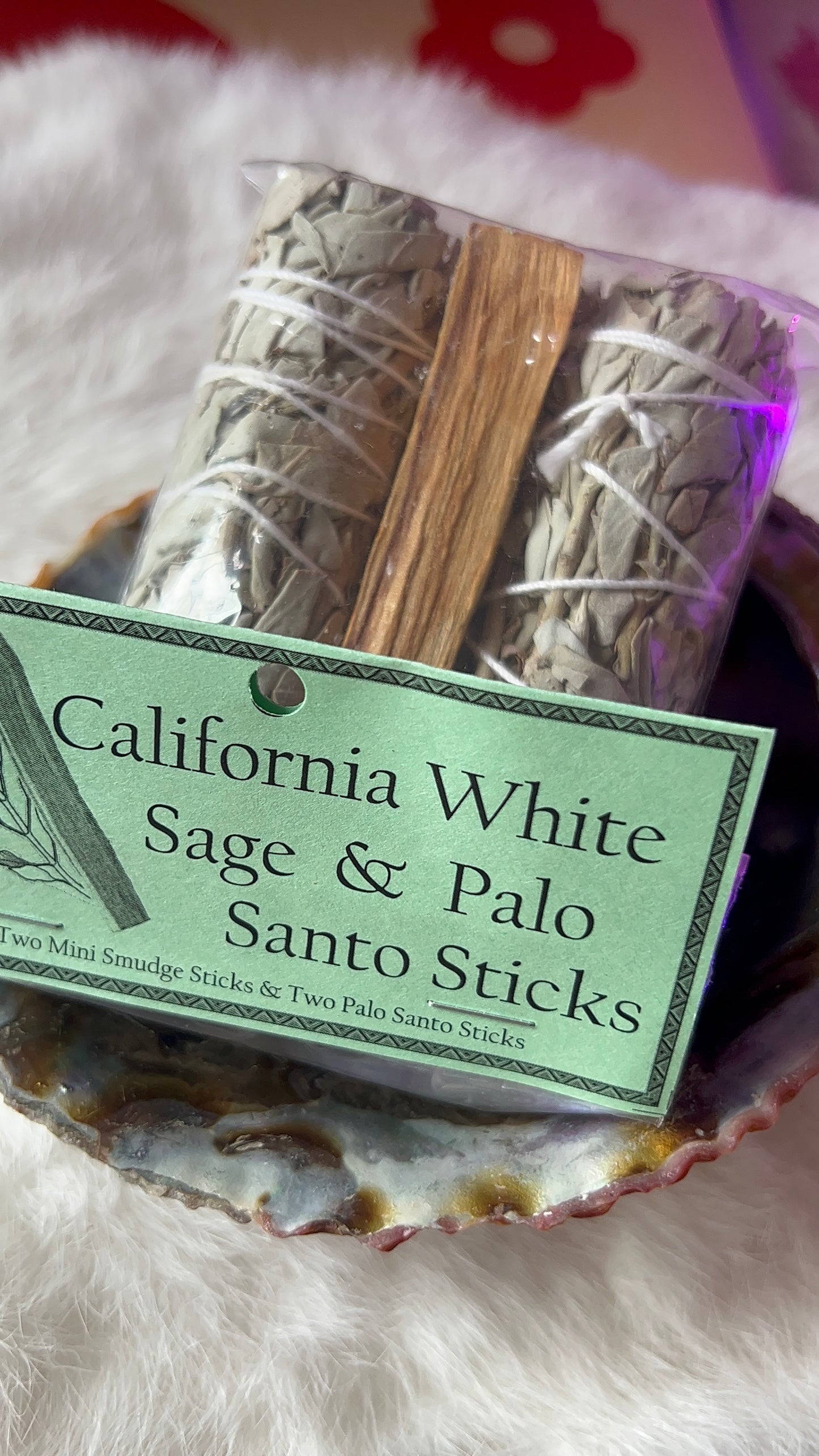 Californian white sage and palo Santo bundle