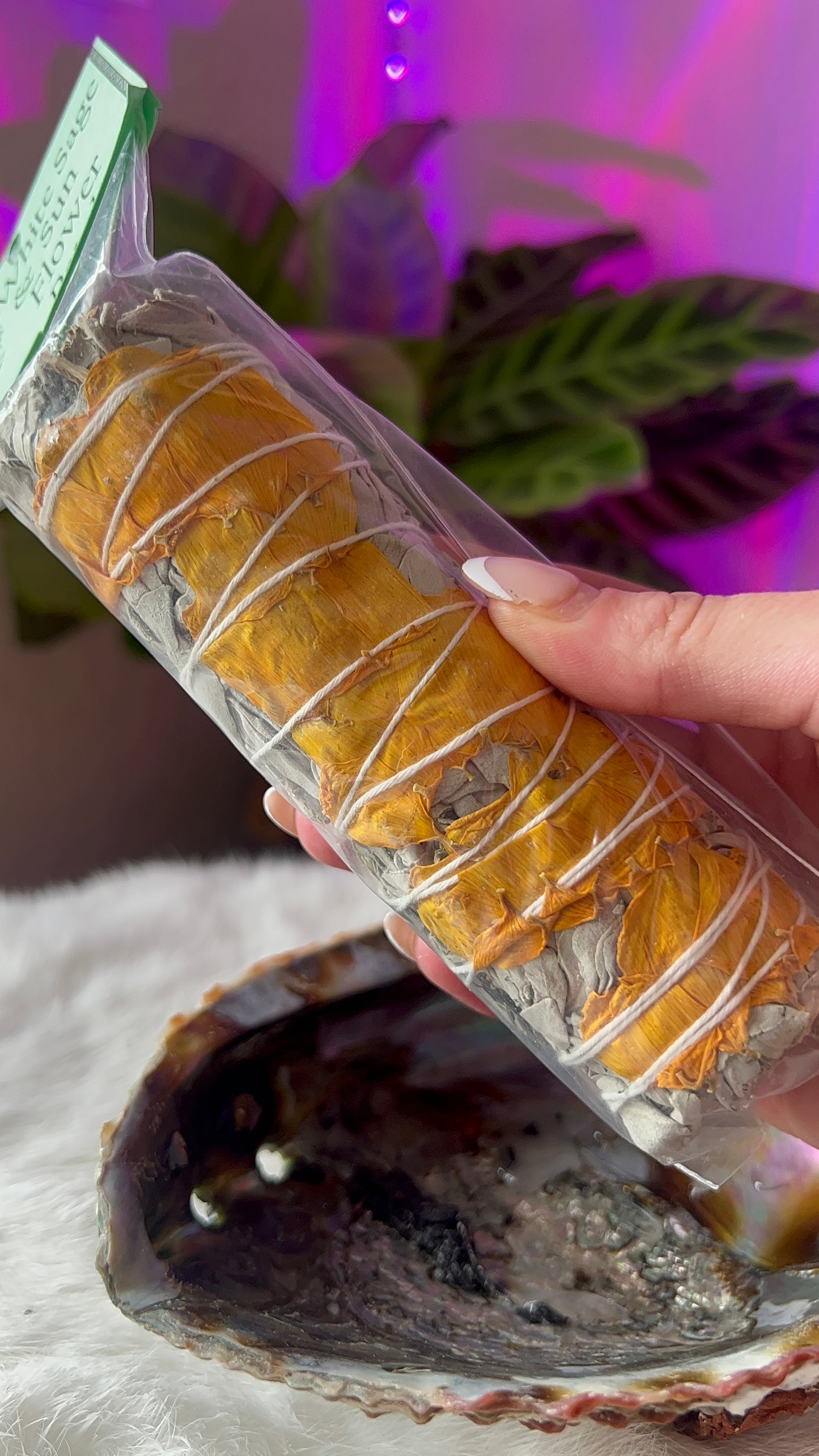 White sage and sunflower bundle