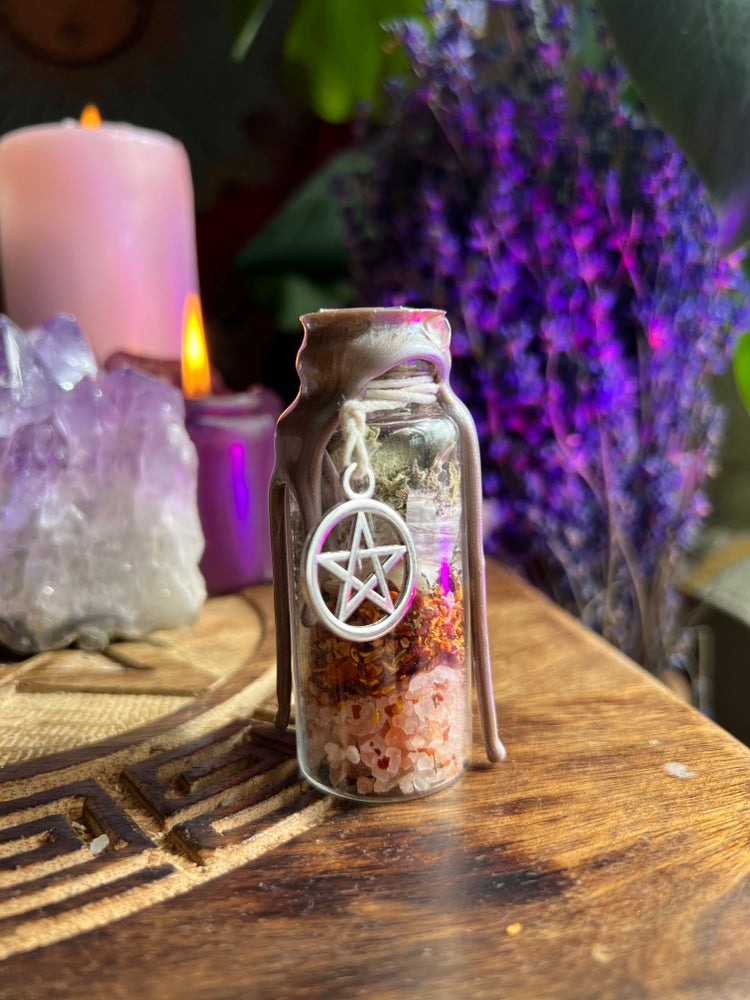 Banish Hexes Spell jar
