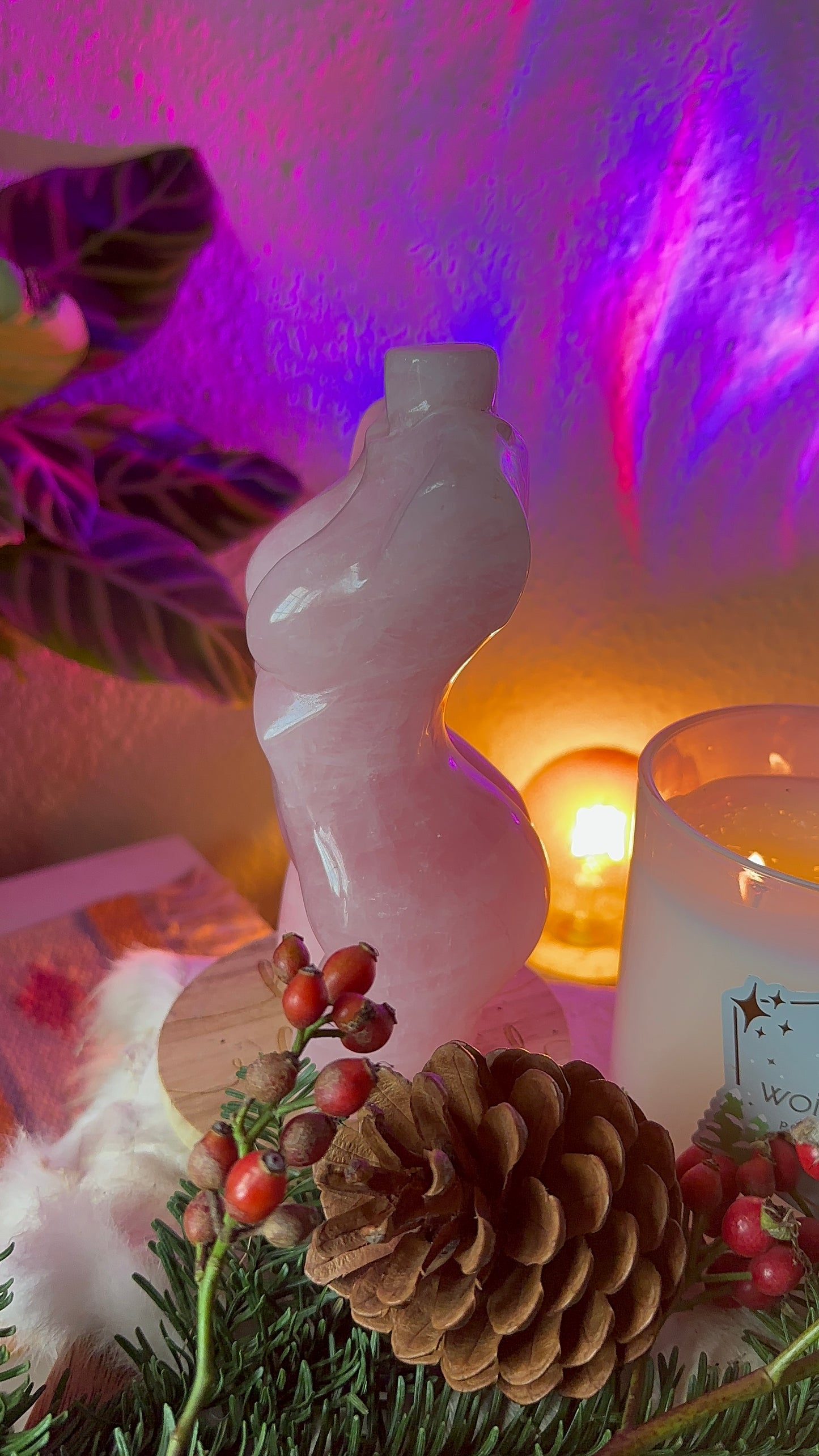 Large Rose quartz body