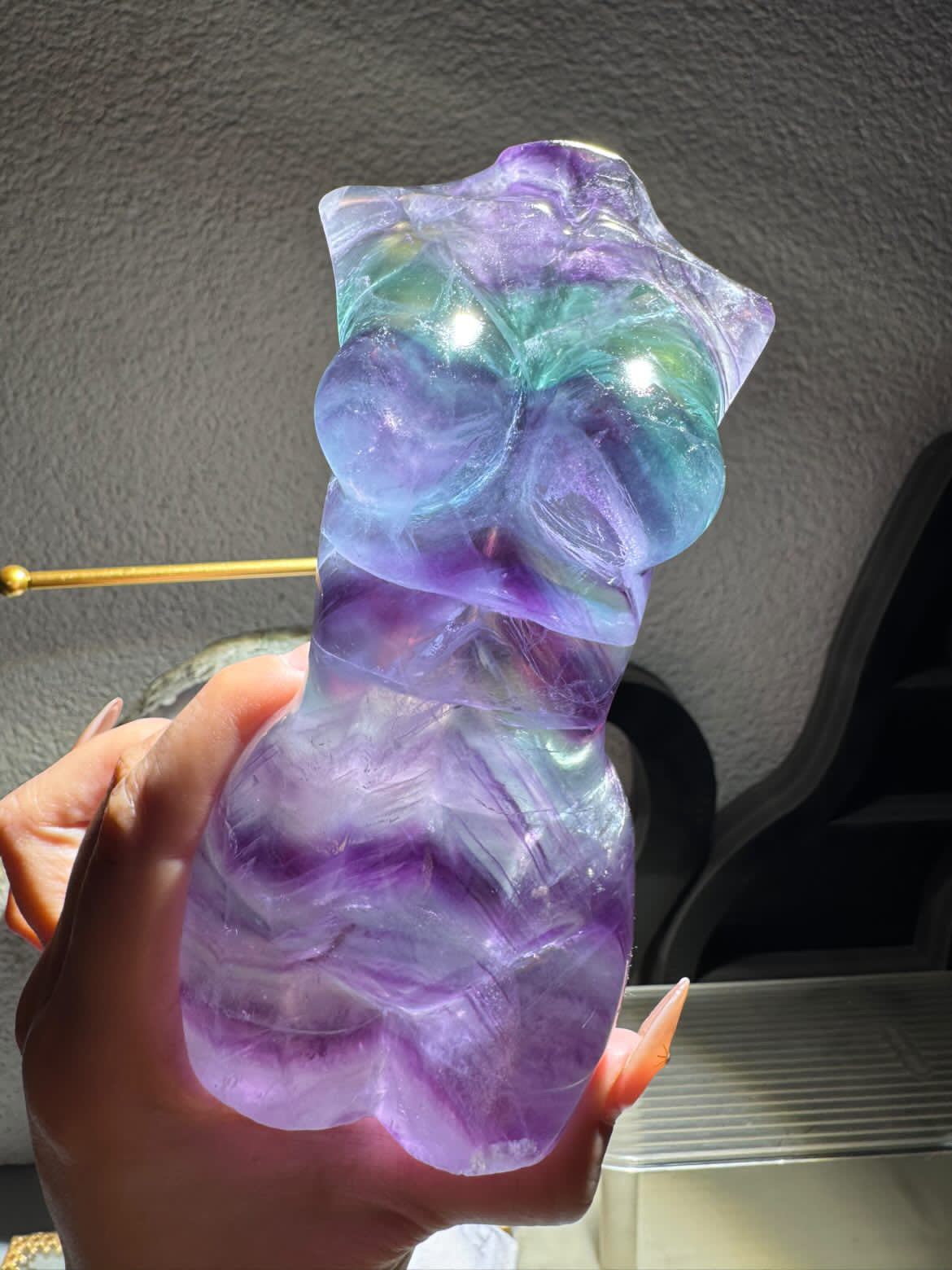 Fluorite Body Statue