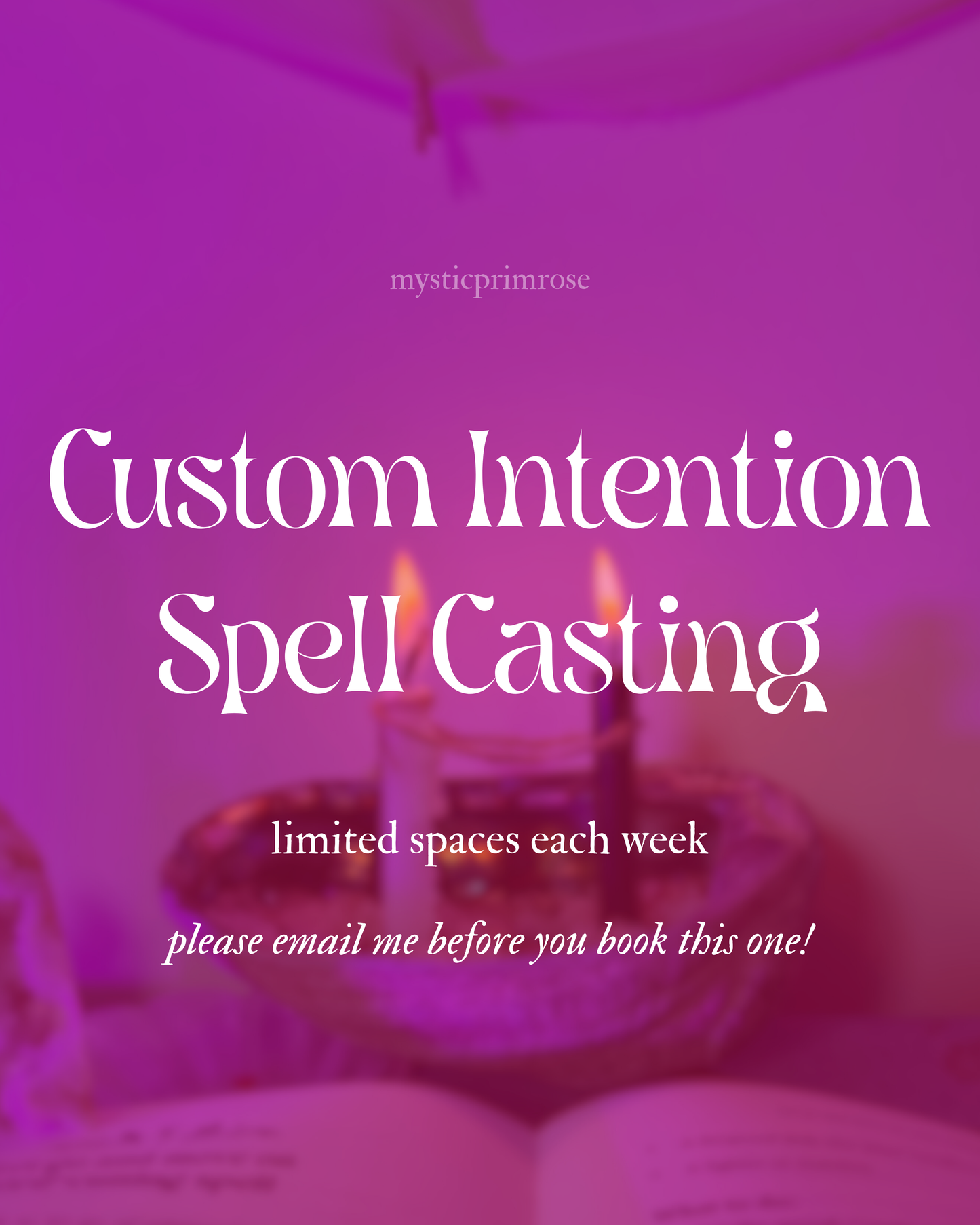 Custom Intention Spell Casting