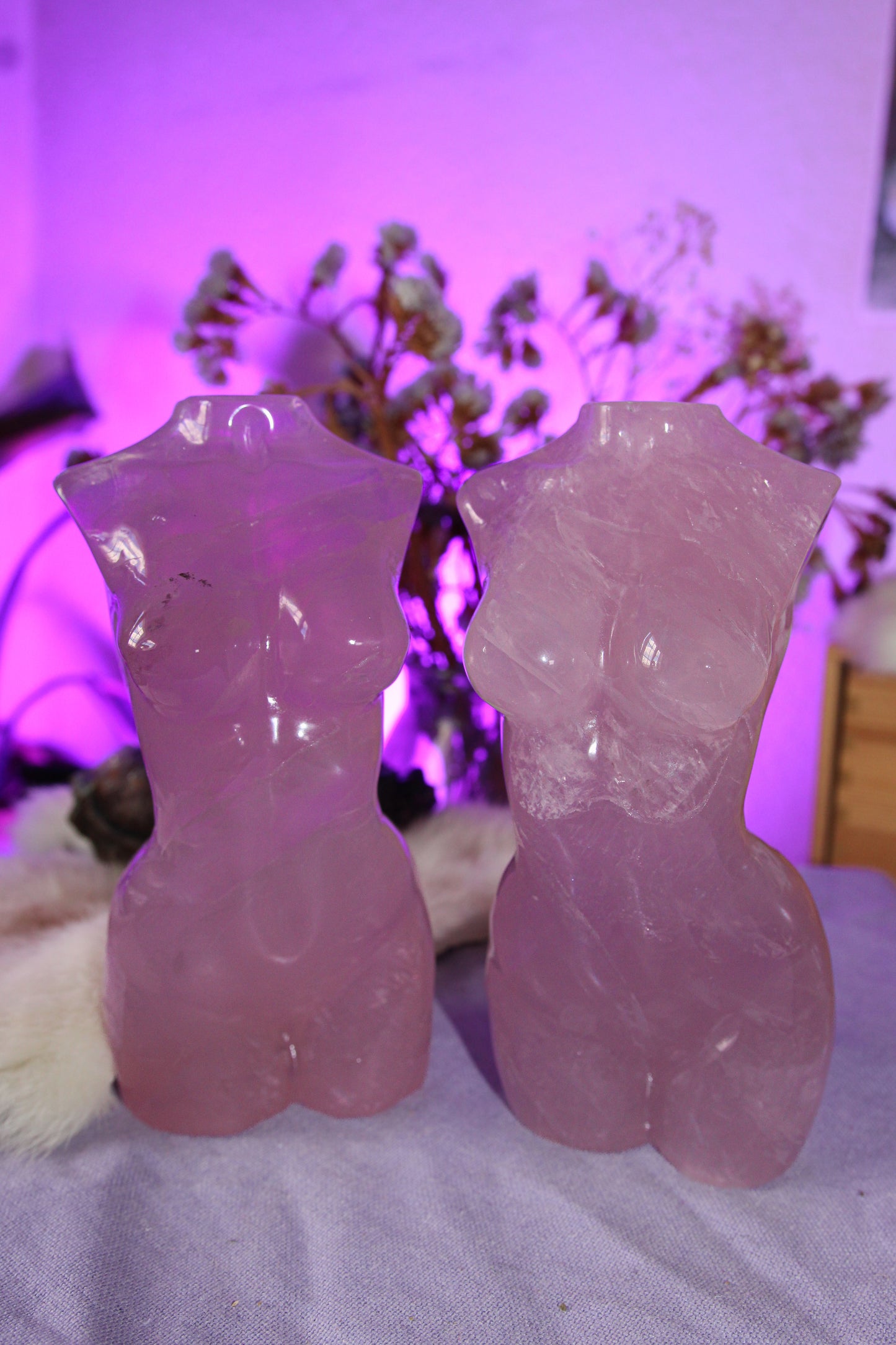 Rose quartz body