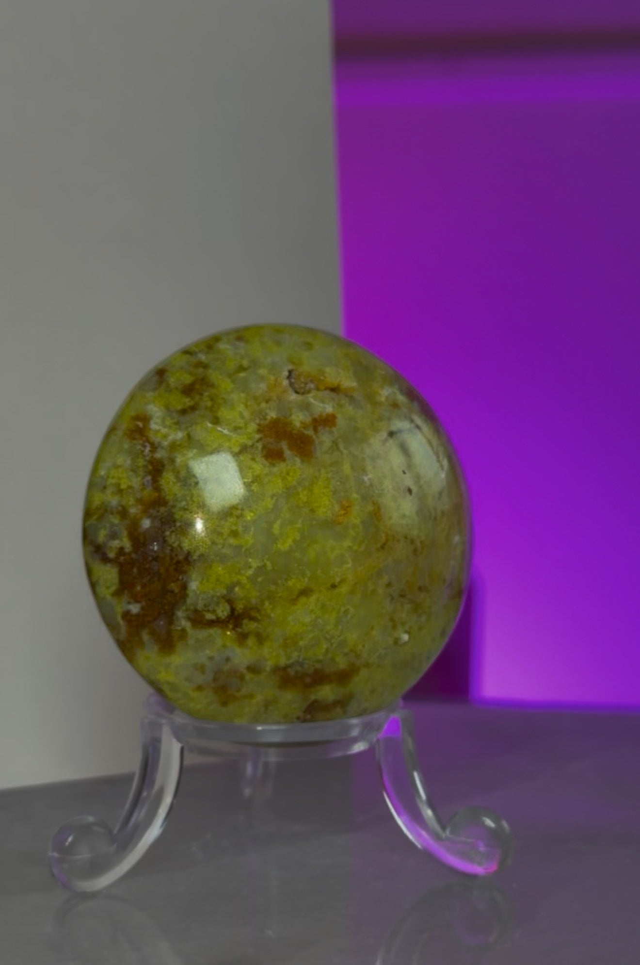 Green Opal Palm Stones