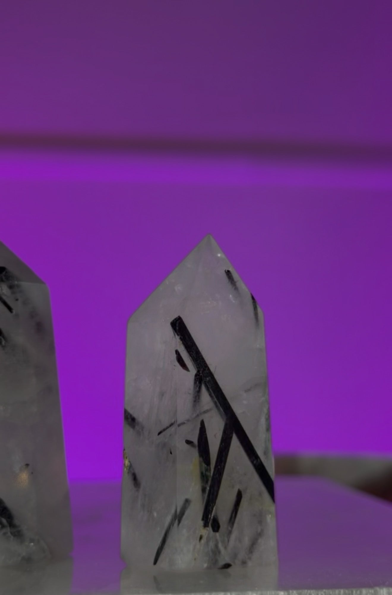 Tourmalinated Quartz – Protection, Clarity & Energy Cleansing