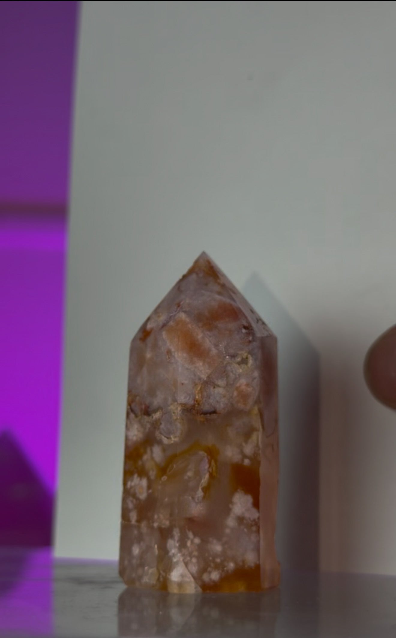 Flower Agate Tower – Growth, Manifestation &amp; Heart Healing