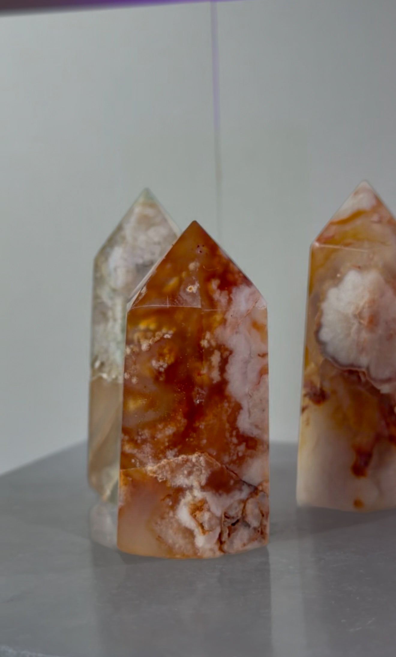 Flower Agate Tower – Growth, Manifestation &amp; Heart Healing