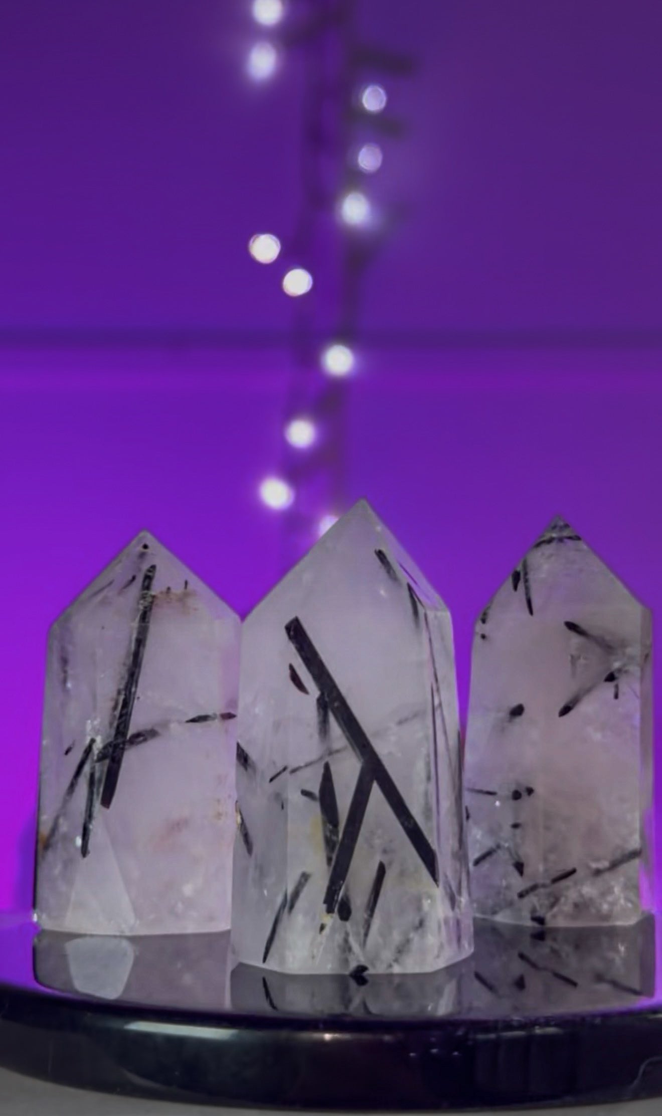 Tourmalinated Quartz – Protection, Clarity & Energy Cleansing