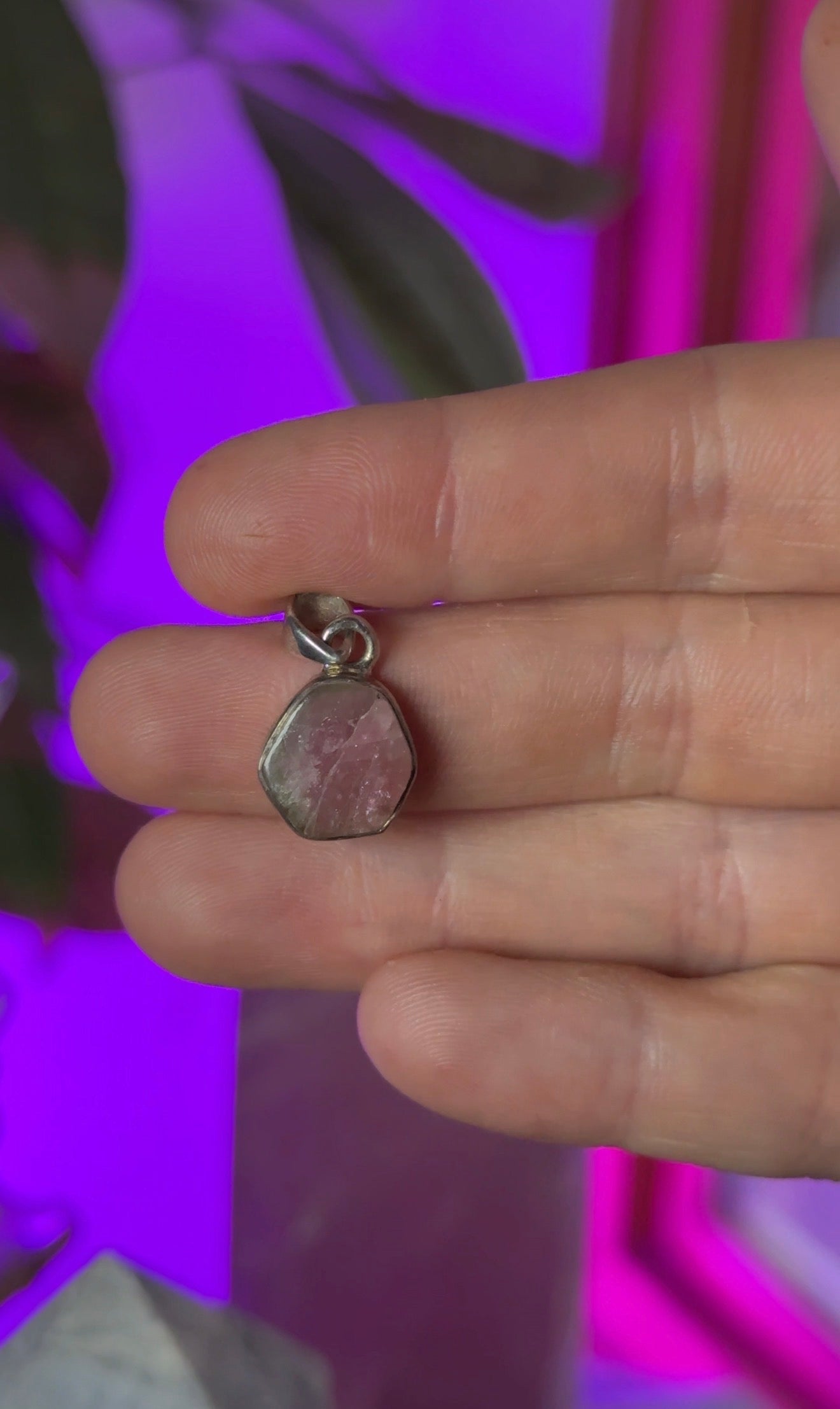 Watermelon Tourmaline Pendent
