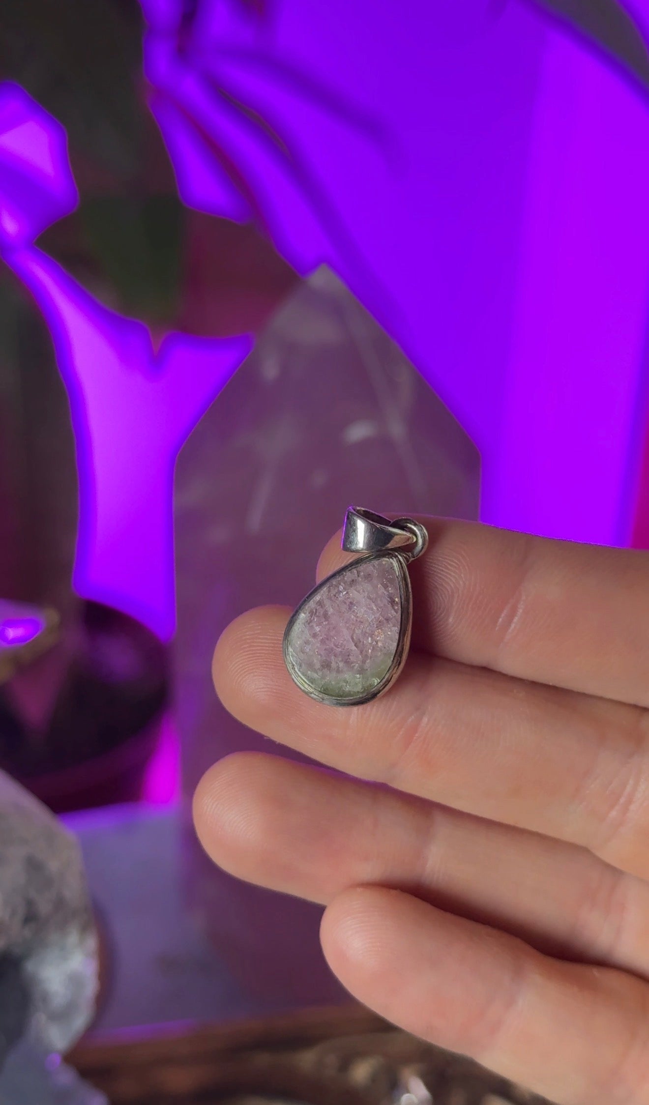 Watermelon Tourmaline Pendent