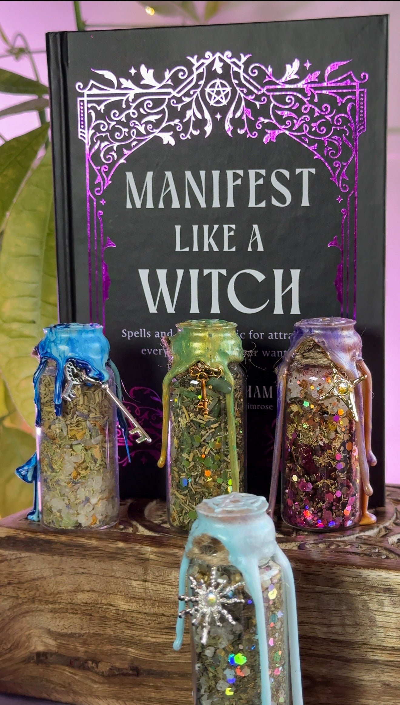 Lottery Luck Spell Jar + Manifest Like A With Bundle