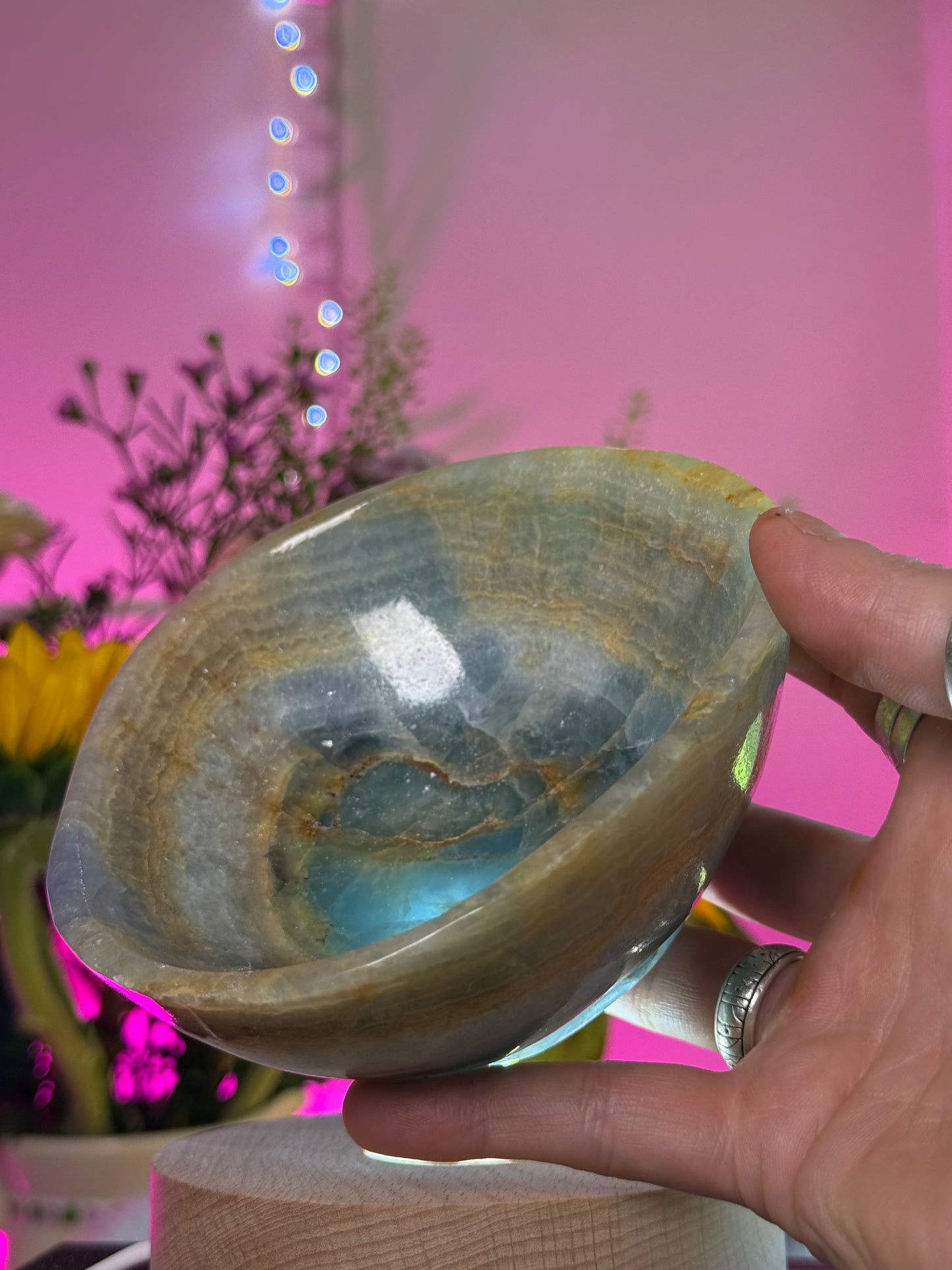 Aquatine Lemurian Calcite Bowls: Purification & High Vibe