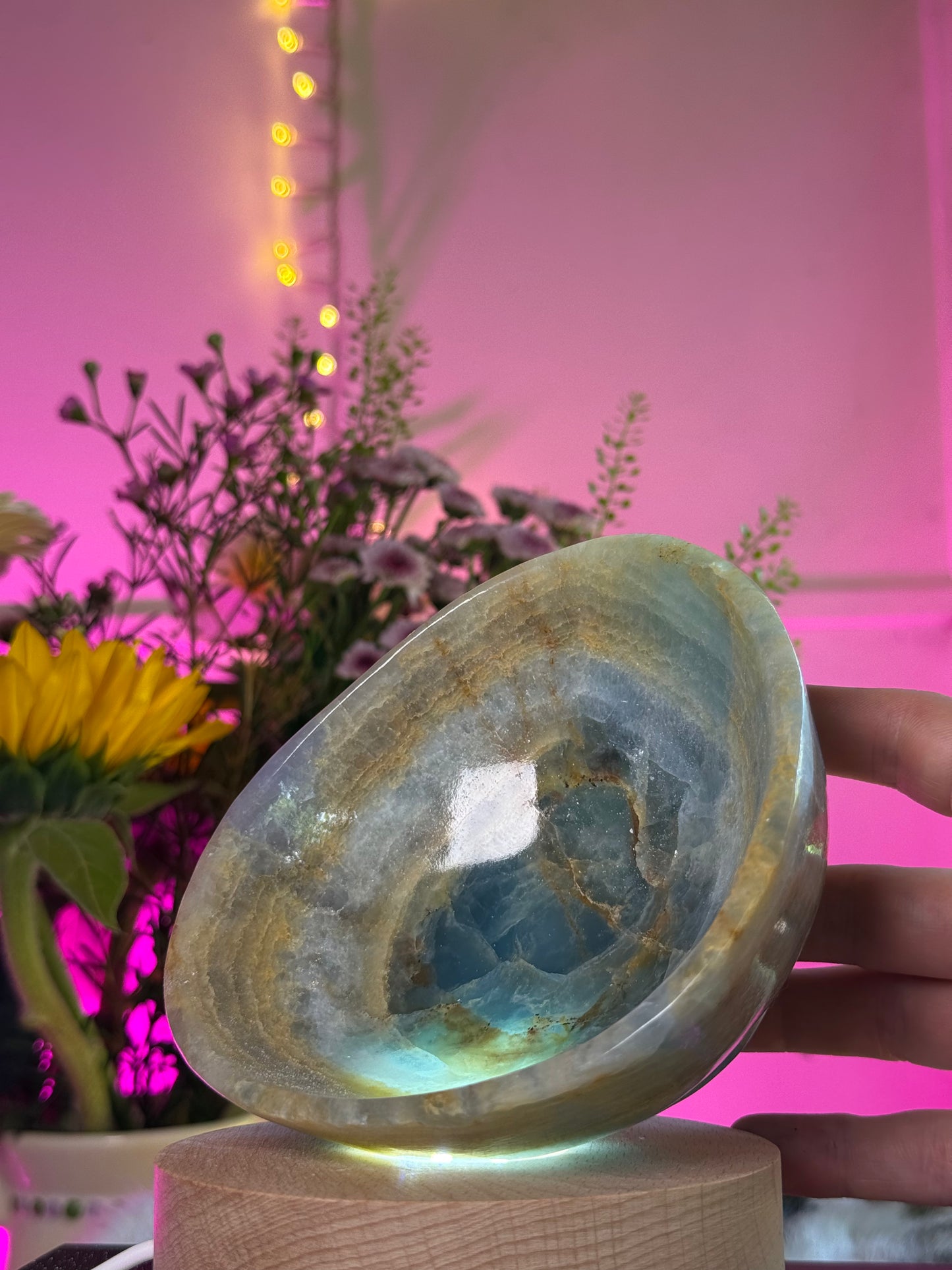 Aquatine Lemurian Calcite Bowls: Purification & High Vibe