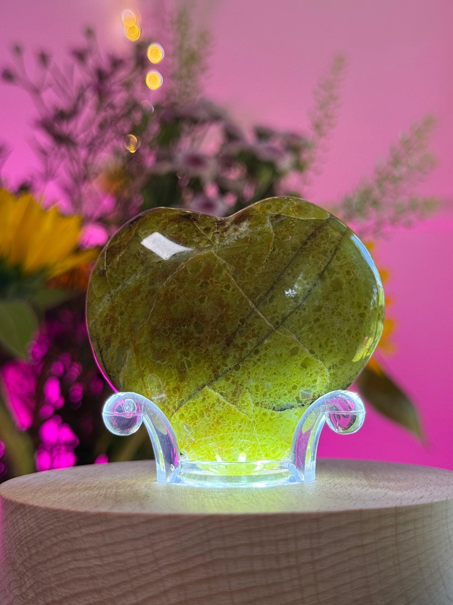 Green Opal Heart: Healing