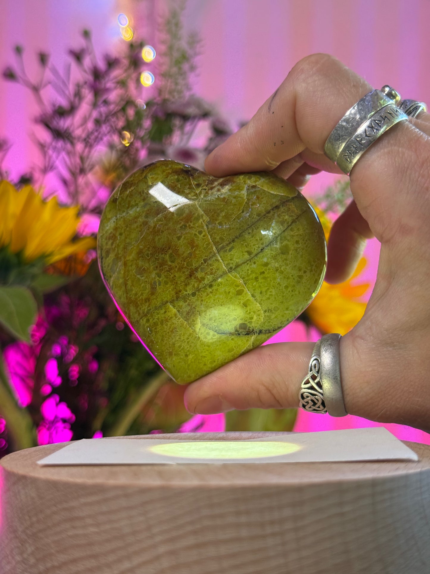Green Opal Heart: Healing