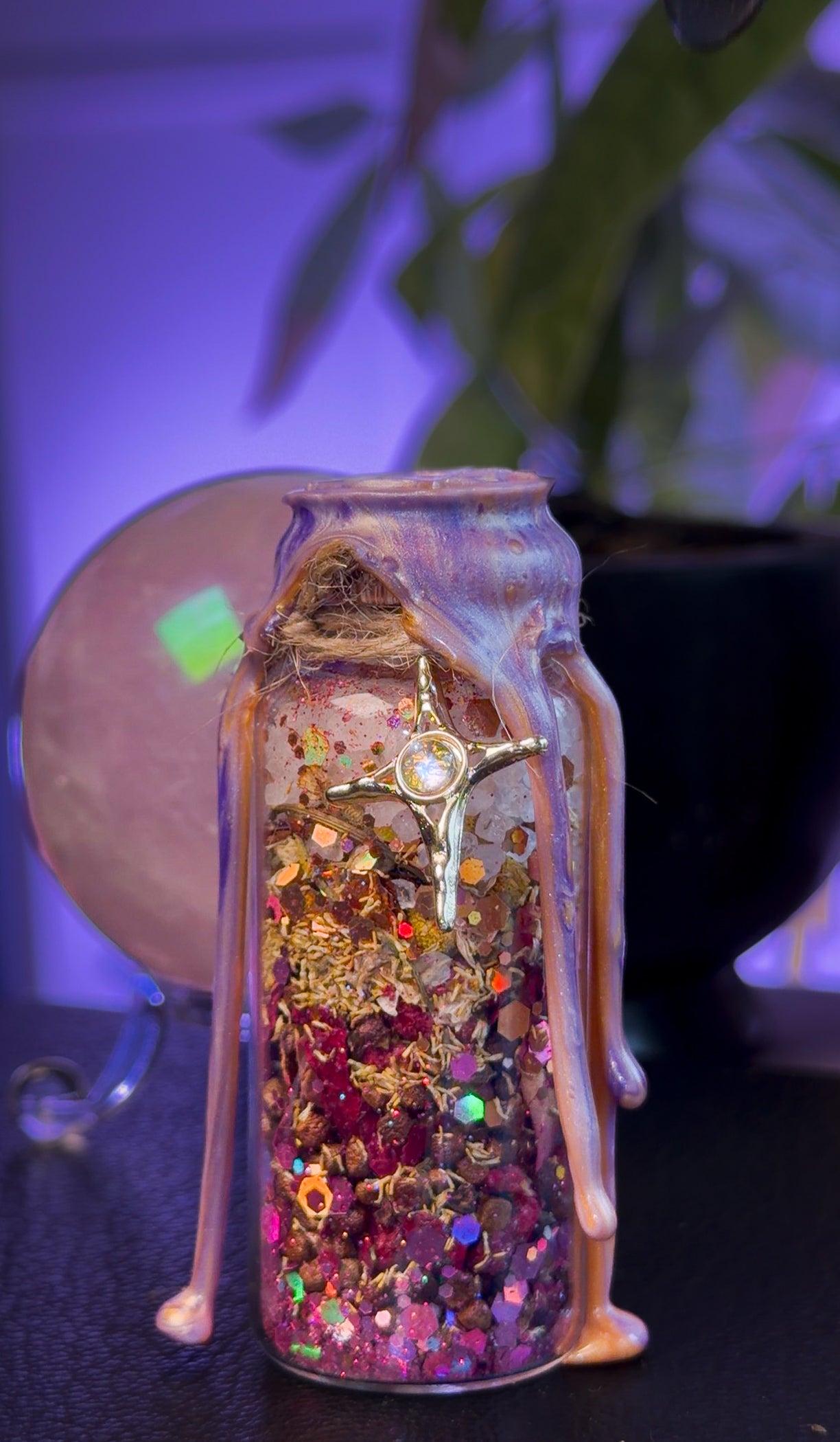 Venus Rising Magnetic Aura Spell Jar- Command Attention & Radiate Allure