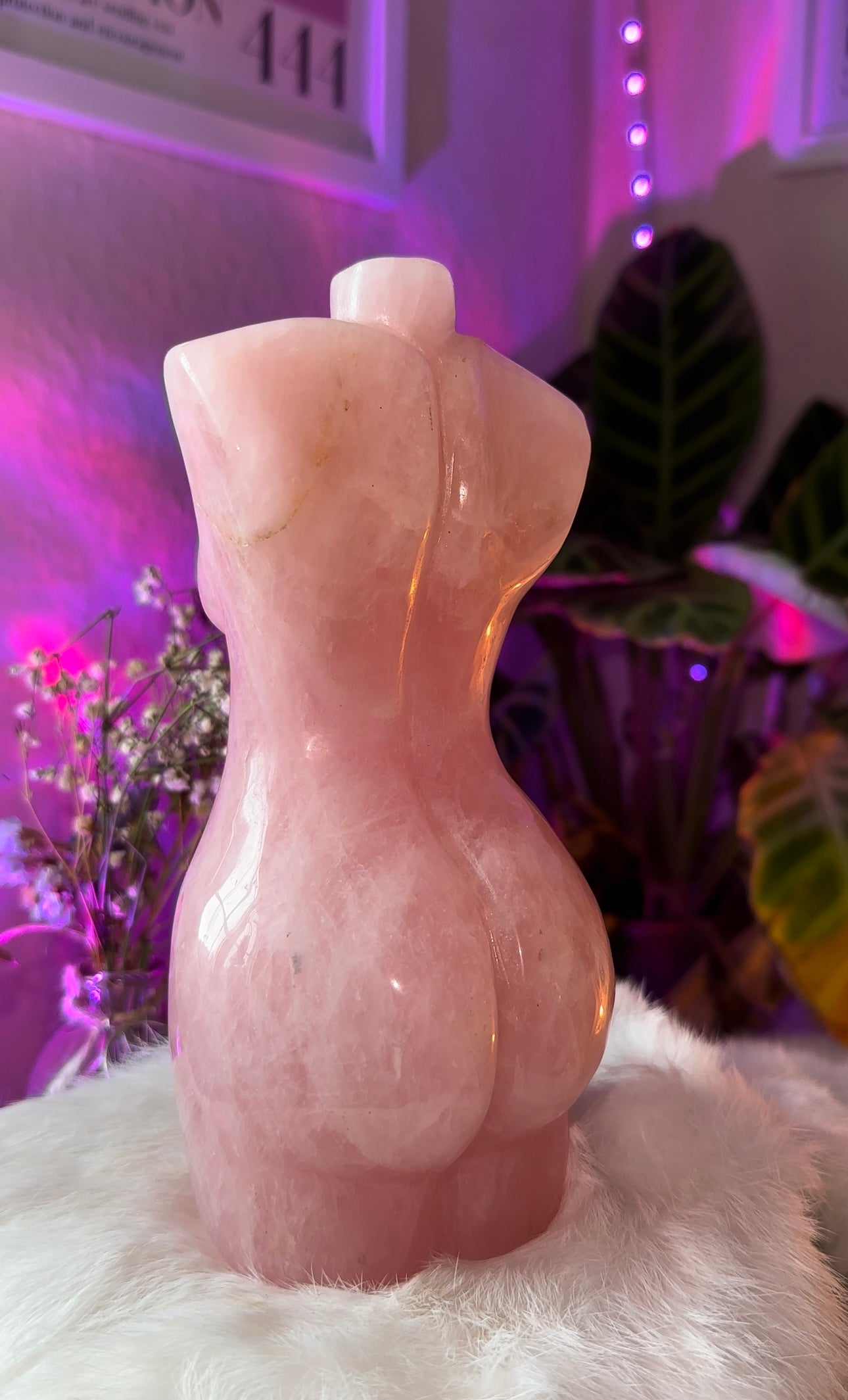 Large Rose quartz body