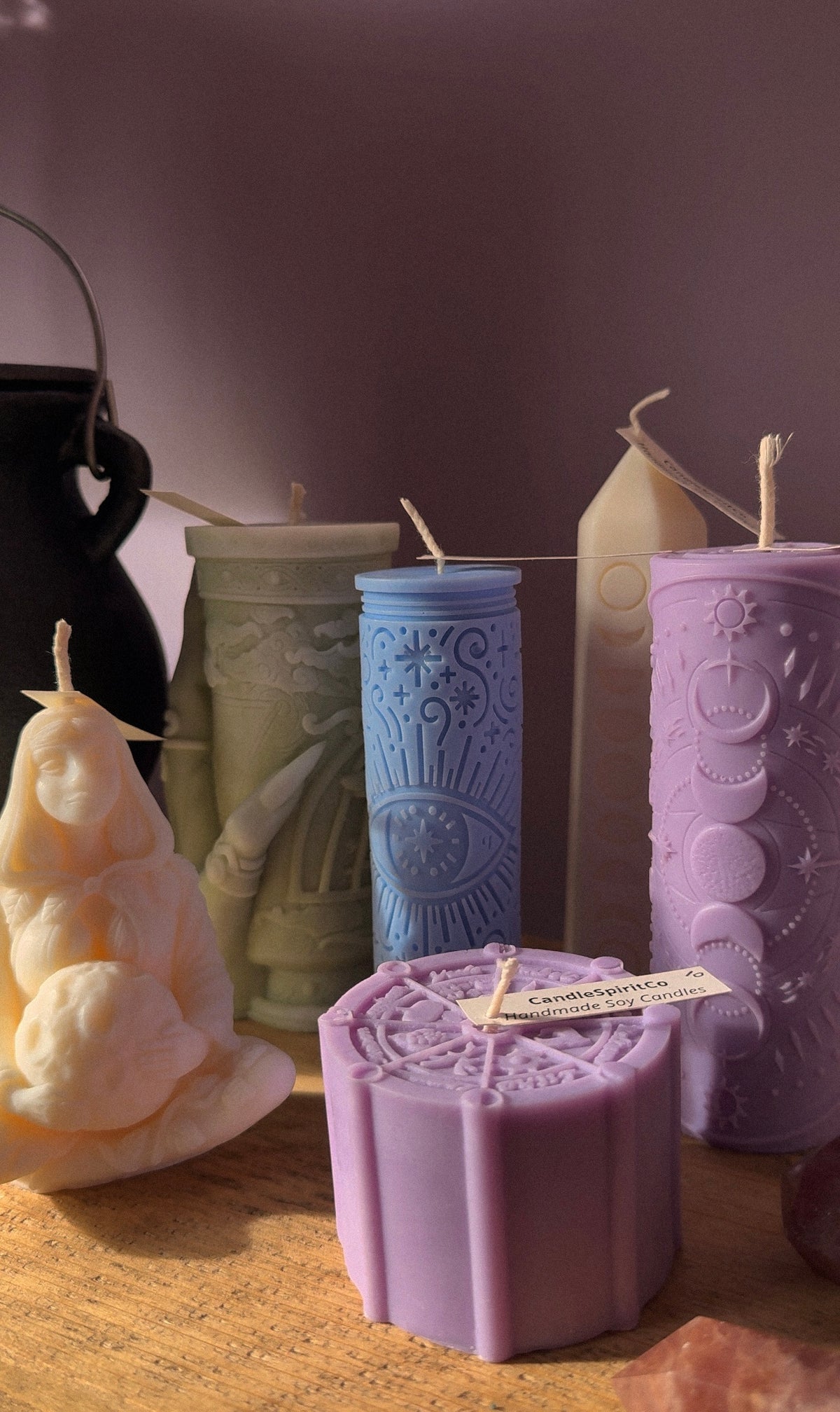 Witch’s Hand Pillar Candle
