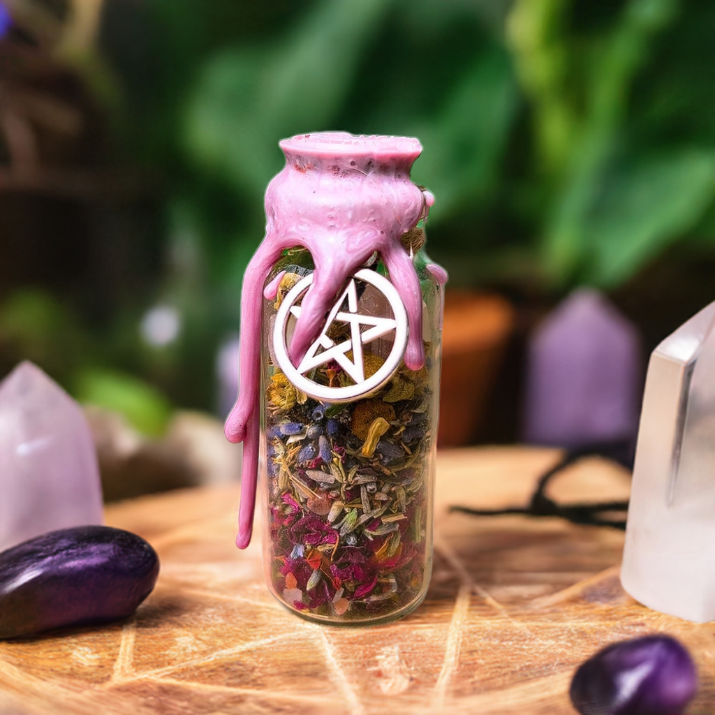 Love spell jar