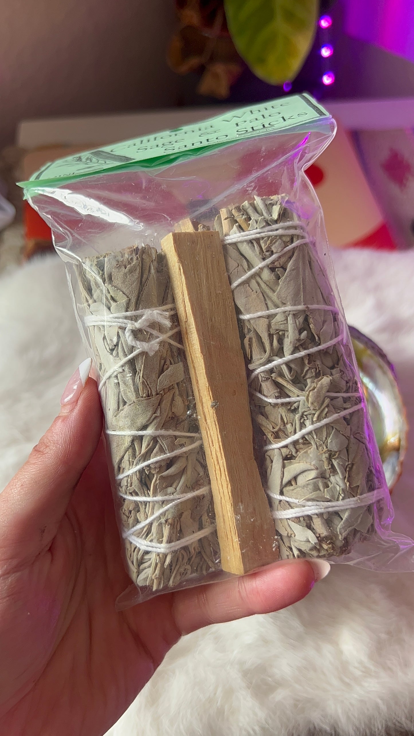 Californian white sage and palo Santo bundle