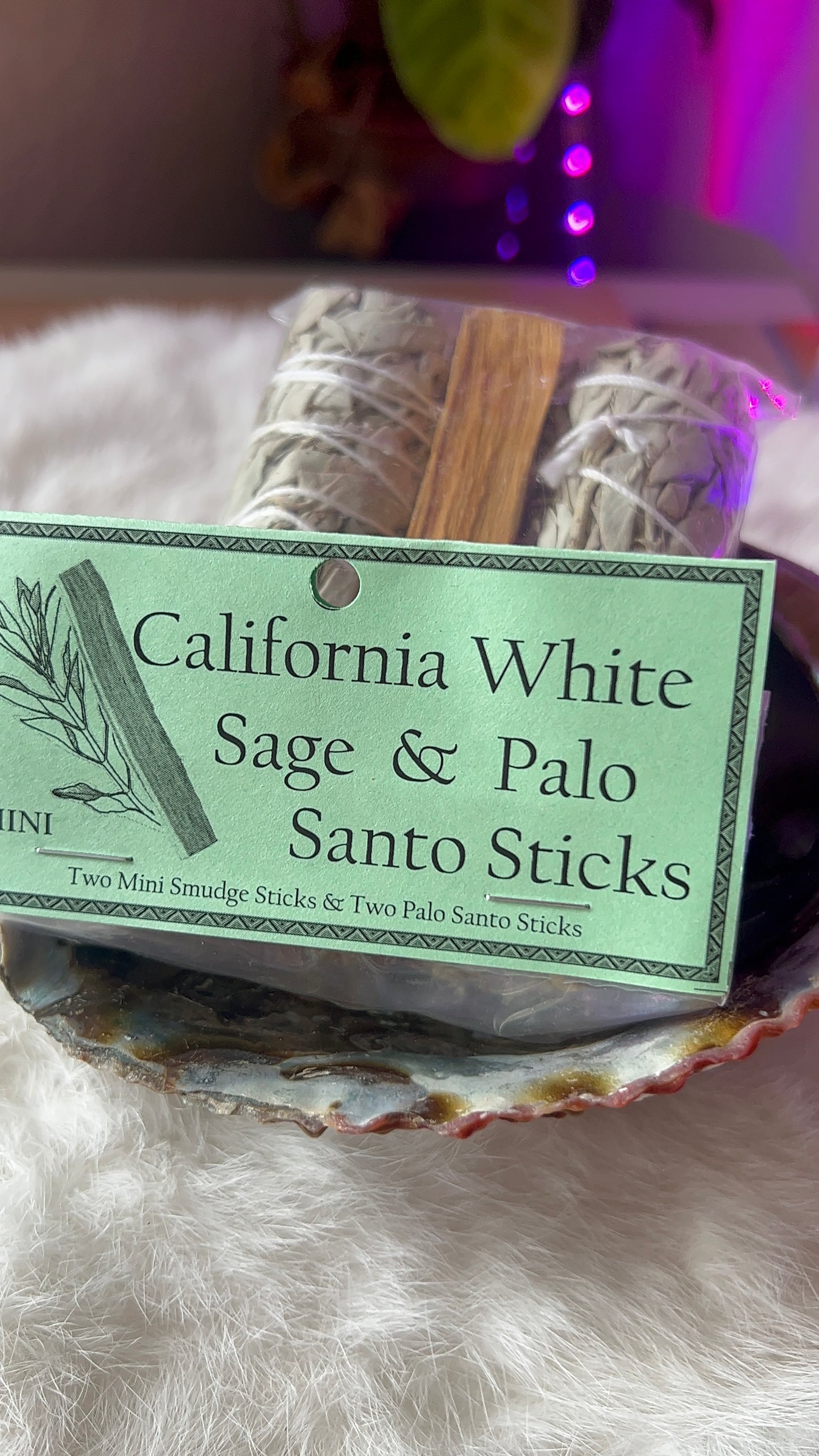 Californian white sage and palo Santo bundle