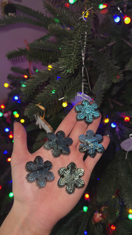 Labradorite Snowflakes